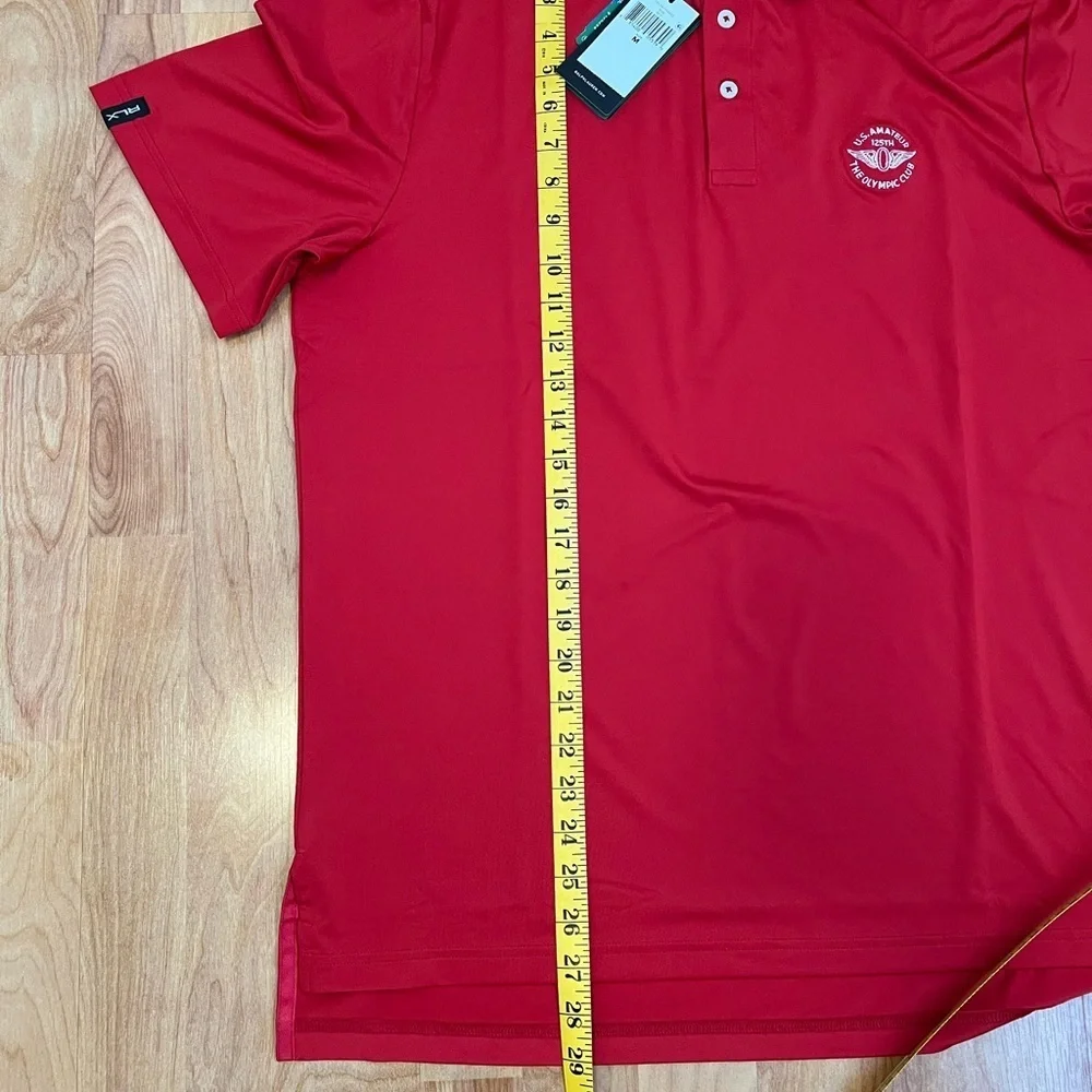NWT 🇺🇸 Ralph Lauren RLX US Amateur 2025 SF Olympic Club Red Polo Shirt sz Medium